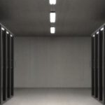 Big Data - Black Server Racks on a Room