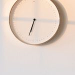 Early Challenges - Round White Analog Wall Clock at 10 10