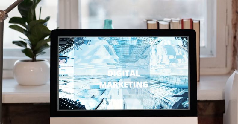 Digital Advertising - Silver Imac on Brown Wooden Table